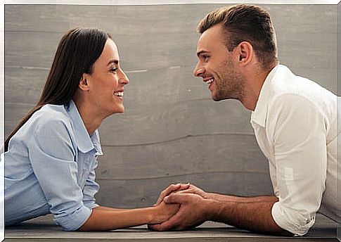 Couple talking about their times with kindness