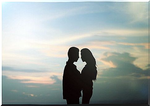 Silhouette of a couple